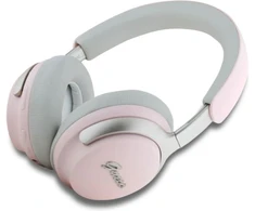 Guess Bluetooth ausinės su ANC/ENC GUBHC22PSBCSMP Rožinės su metaliniu "DB" logotipu