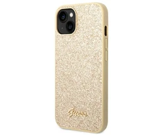Guess dėklas iPhone 14 Plus, aukso spalvos