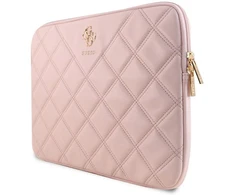 Guess Dėklas kompiuteriui GUCS14ZPSQSSGP 14″ rožinės spalvos Quilted 4G