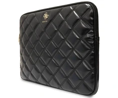 Guess Dėklas kompiuteriui GUCS14ZPSQSSGK 14″ juodos spalvos Quilted 4G