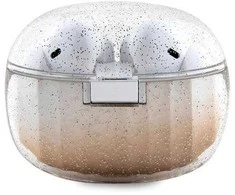 Dėklas Guess Glitter Gradient TWS Bluetooth ausinės su prijungimo stotimi - aukso spalvos