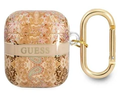 Guess GUA2HHFLD AirPods dėklas auksinis/auksinis Paisley Strap Collection