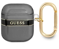 Guess GUA2HHTSK AirPods dėklas juodas/juodas Strap Collection