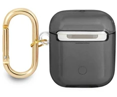 Guess GUA2HHTSK AirPods dėklas juodas/juodas Strap Collection