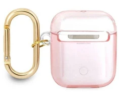 Guess GUA2HHTSP AirPods dėklas rožinė/rožinė Dirželių kolekcija