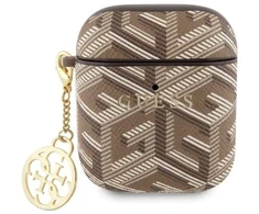 Guess GUA2PGCE4CW dėklas, skirtas AirPods 1/2 - ruda GCube Charm