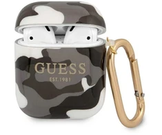 Guess GUA2UCAMG dėklas AirPods juodas/juodas Camo kolekcija