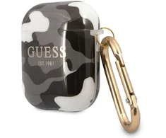 Guess GUA2UCAMG dėklas AirPods juodas/juodas Camo kolekcija