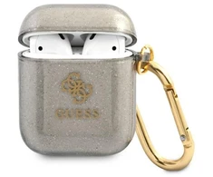 Guess GUA2UCG4GK AirPods dengtelis, juodas, Glitter kolekcija
