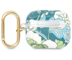 Guess GUA3HHFLN AirPods 3 dėklas žalias/žalias „Flower Strap Collection“
