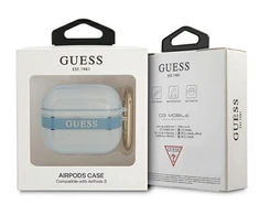 Guess GUA3HHTSB AirPods 3 dėklas mėlynas/mėlynas Strap Collection