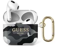 Guess GUA3UCAMG AirPods 3 dėklas juodas/juodas Camo Collection