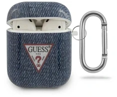 Guess GUACA2TPUJULDB AirPods dėklas, tamsiai mėlynas, Džinsų kolekcija