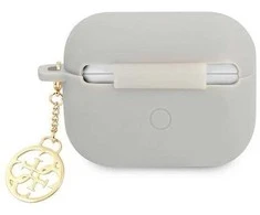 Dėklas Guess GUAPLSC4EG AirPods Pro dangtelis pilka/pilka Silikoninis žavesys 4G kolekcija