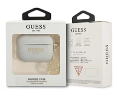 Guess GUAPLSC4EG AirPods Pro dangtelis pilkos/pilkos spalvos, Silikoninis, 4G Kolekcija