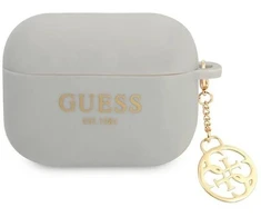 Guess GUAPLSC4EG AirPods Pro dangtelis pilkos/pilkos spalvos, Silikoninis, 4G Kolekcija