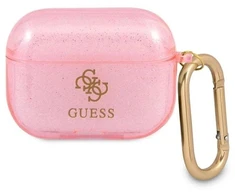 Guess GUAPUCG4GP dėklas AirPods Pro rožinis/rožinis Glitter Collection