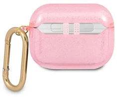 Guess GUAPUCG4GP dėklas AirPods Pro rožinis/rožinis Glitter Collection