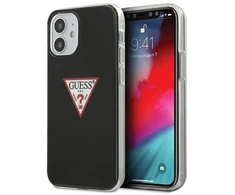 Apple iPhone 12 Mini Guess dėklas Triangle Collection (GUHCP12SPCUCTLBK) juodos spalvos