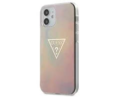 Guess GUHCP12SPCUMCGG01 Apple iPhone 12 mini 5,4″ rožinės spalvos kietas dėklas Tie & Die Collection
