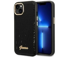 Dėklas Karl Lagerfeld GUESS GUHCP14MHGCRHK IPHONE 14 PLUS / 15 PLUS 6.7 "Juodas / Juodas HARDCASE CROCO COLLECTION