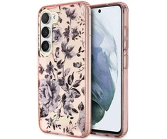 Guess dėklas, skirtas Samsung Galaxy S23 Plus GUHCS23MHCFWSP rožinės spalvos HC IML Flower