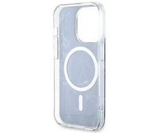 Guess GUHMP14LPCUMAK iPhone 14 Pro 6,1 juodos/juodos spalvos deklas Marble MagSafe