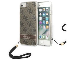 „Guess“ GUOHCI8H4STW „Apple iPhone SE 2022 / SE2020 / 7/8“ rudas kietas dėklas 4G spausdintas dirželis