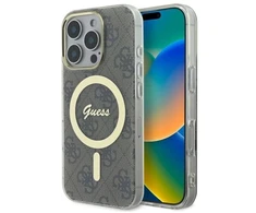 Guess GUHMP16XH4STW Apple iPhone 16 Pro Max 6.9″ rudos spalvos kietas dėklas IML 4G MagSafe
