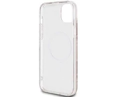 Guess IML GCube MagSafe dėklas iPhone 15 / 14 / 13 - rudas