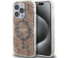 GUESS GUHMP15XHGCUSTGW IPHONE 15 PRO MAX 6.7" RUDAS/RUDAS KIETAS DĖKLAS IML GCUBE MAGSAFE