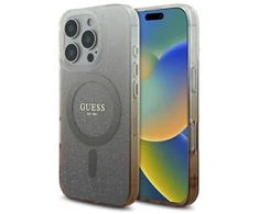 Guess IML Glitter Gradient MagSafe Apple iPhone 16 Pro Case – dėklas telefonui rudos spalvos