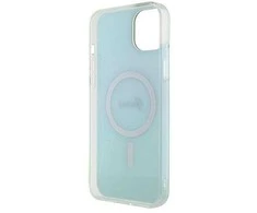 Guess IML Iridescent MagSafe dėklas iPhone 15 Plus - turkio sp.