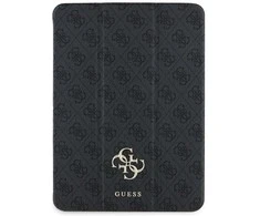 Guess magnetinis dėklas iPad Pro 11 (2024), juodas, su logotipu