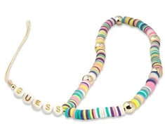Guess virvelė telefonui GUSTPEAM multicolor Heishi Beads