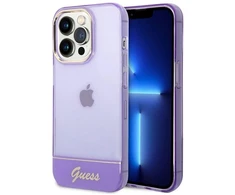 Permatomas telefono dėklas Guess Translucent iPhone 14 Pro Max