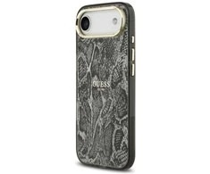 Guess Python Pattern MagSafe dėklas skirtas Apple iPhone Air juodos spalvos
