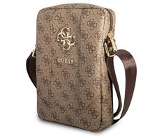 Dėklas Guess rankinė GUTB8G4GFBR 8 ruda / ruda 4G Big Metal Logo