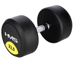 Guma dengtas hantelis 32,5kg HMS HG PRO 32,5