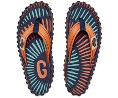 Gumbies unisex šlepetės per pirštą ISLANDER FLIP-FLOP TANGERINE BURST