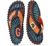 Gumbies unisex šlepetės per pirštą ISLANDER FLIP-FLOP TANGERINE BURST
