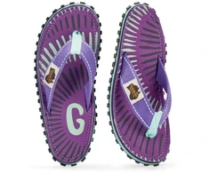 Gumbies unisex šlepetės per pirštą ISLANDER FLIP-FLOP BLUEBERRY BURST