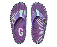 Gumbies unisex šlepetės per pirštą ISLANDER FLIP-FLOP BLUEBERRY BURST