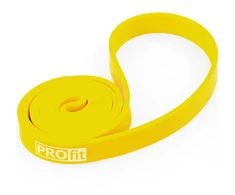 GUMINĖ JUOSTA PROFIT POWER BAND GELTONA 208x0.45x2.2 cm /SL2607