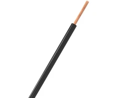 H07V-K (LgY) 1x6 mm2 vienagyslis laidas Lietkabelis (daugiavielis, juodas, 1 m)