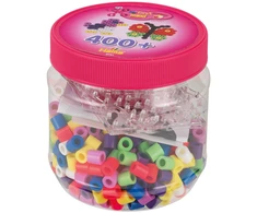 Hama Beads Hama - Maxi karoliukai 400 karoliukų + 2 smeigtukų plokštelės (388791)