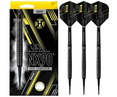 Harrows NX90 Juodi 90% Minkšti Darts