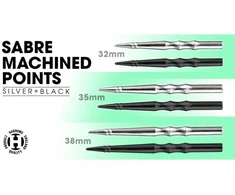 Harrows Saber Machined plieniniai strėlyčių antgaliai HS-TNK-000016672