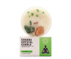- Heart Chakra - krištolinė žvakė