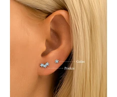 Helix auskarai Aqua